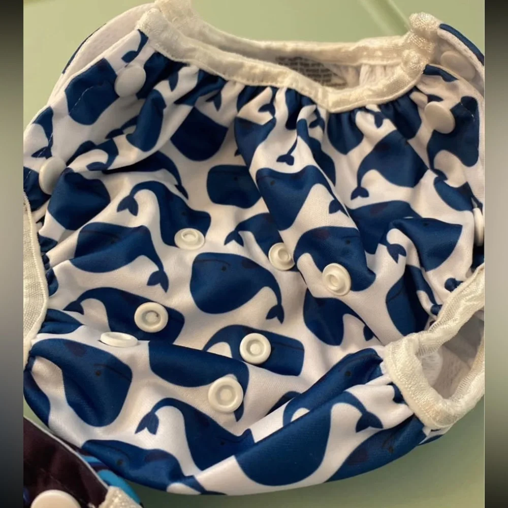 Colorful Kids Cloth Swim Diaper Set (3) Sara Jane Collection